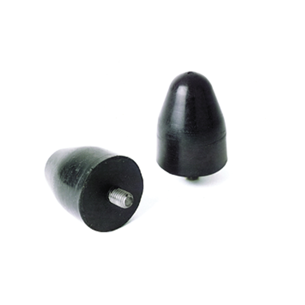 C7024 Traction Bar Rubber Bumpers - 2 in. dia. Base - Pack of 2