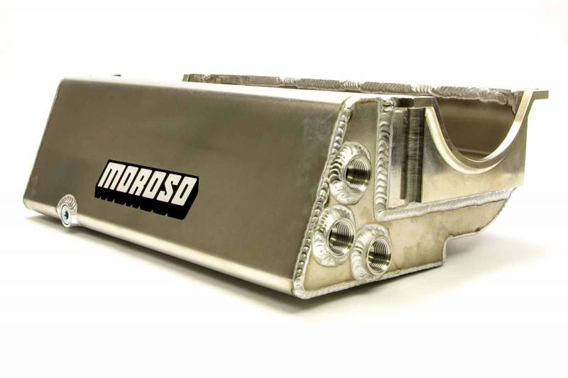 21553 Small Block Chevy Sprint Car Oil Pan - 3 Pick Up