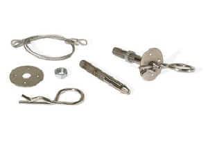 Moroso 39016 Hood Pin Set - Oval Track - 4 in.
