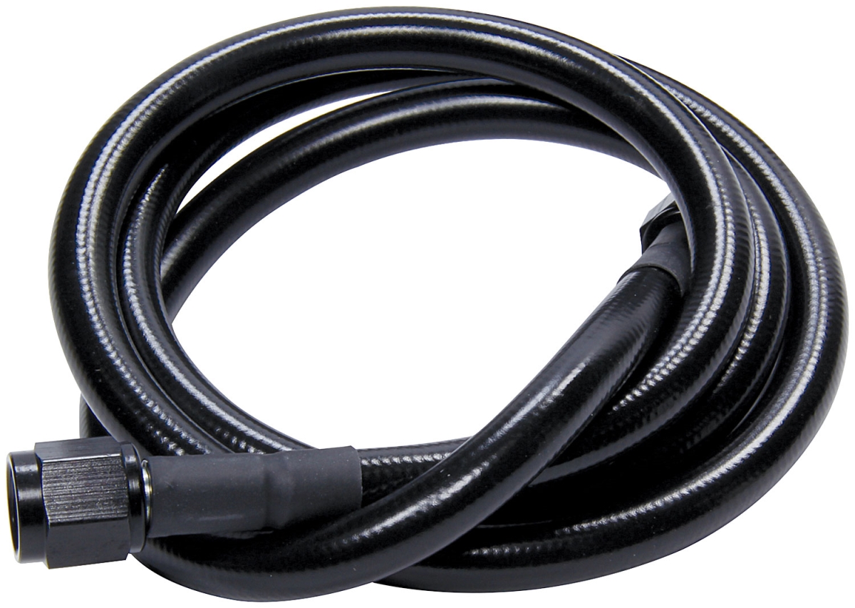 40 in. Coated Braided Line No. 4 Hose - 4 Straight-4 Straight