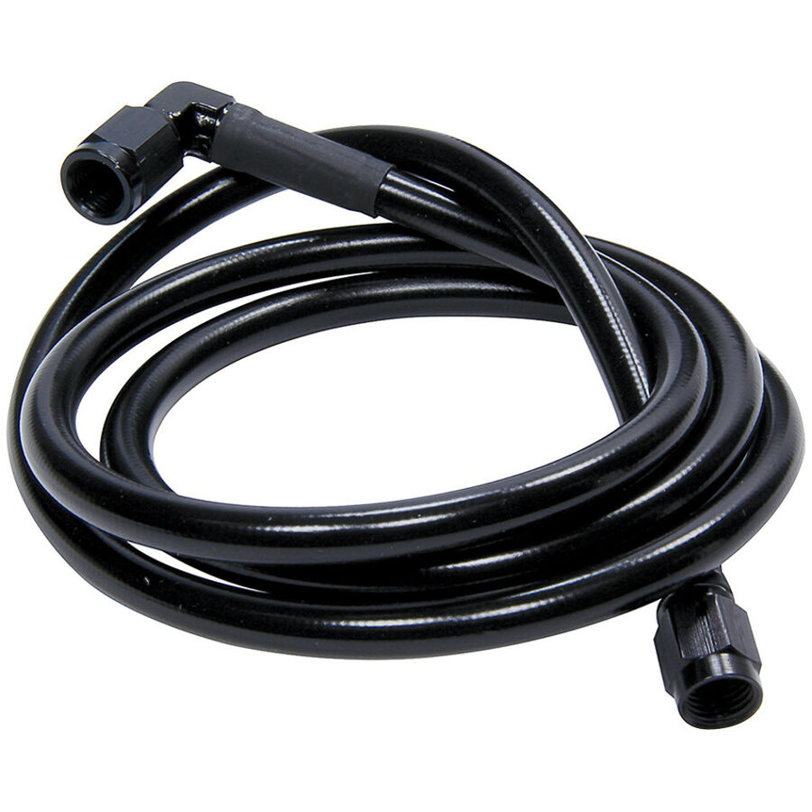 40 in. Coated Braided 90 Degree Line No. 4 Hose - 4 Straight