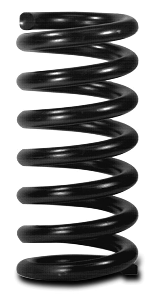 20600B 5 x 9.5 in. Conventional Front Coil Spring, Black - 600 lbs