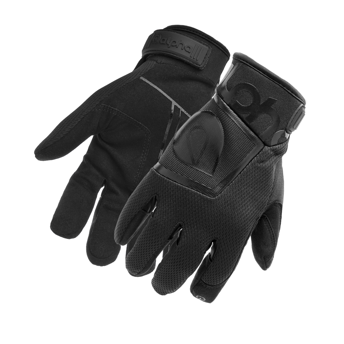 Picture of Alpha Gloves AG02-07-L Standard Mechanic Gloves&#44; Stealth - Large