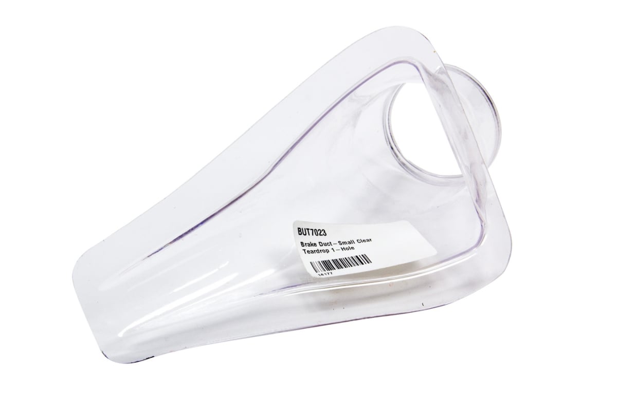 BBP-7023 Duct-Small Clear Teardrop 1-Hole Brake