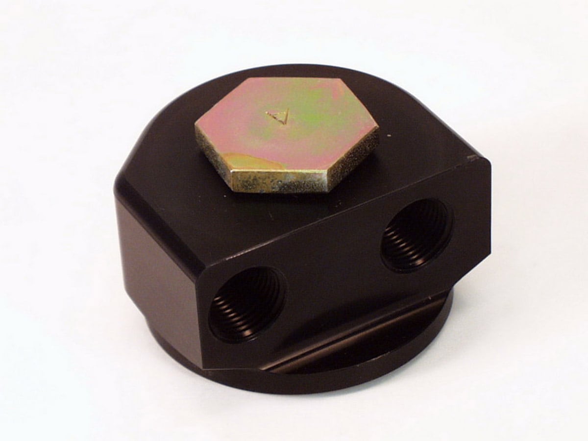 22-593 90 deg Rotating Remote Oil Filter Adapter