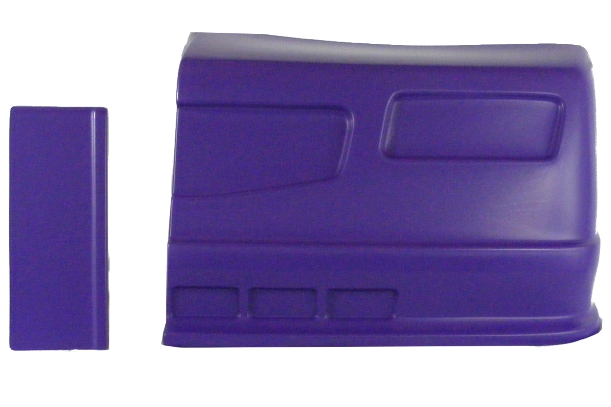 302-PU-BOD Kit Left Side SS Nose Fender Extension, Purple