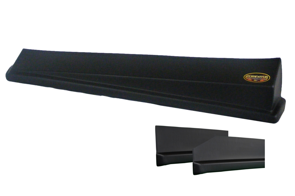 408-BK Air Valance Molded Plastic Modified, Black - 3 Piece