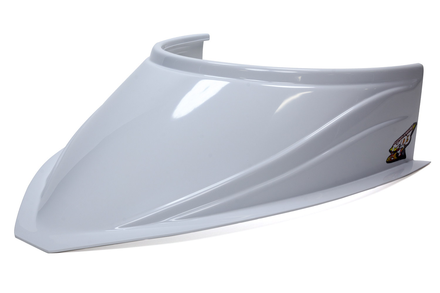 040-4116-W 5 in. MD3 Curved Hood Scoop, White