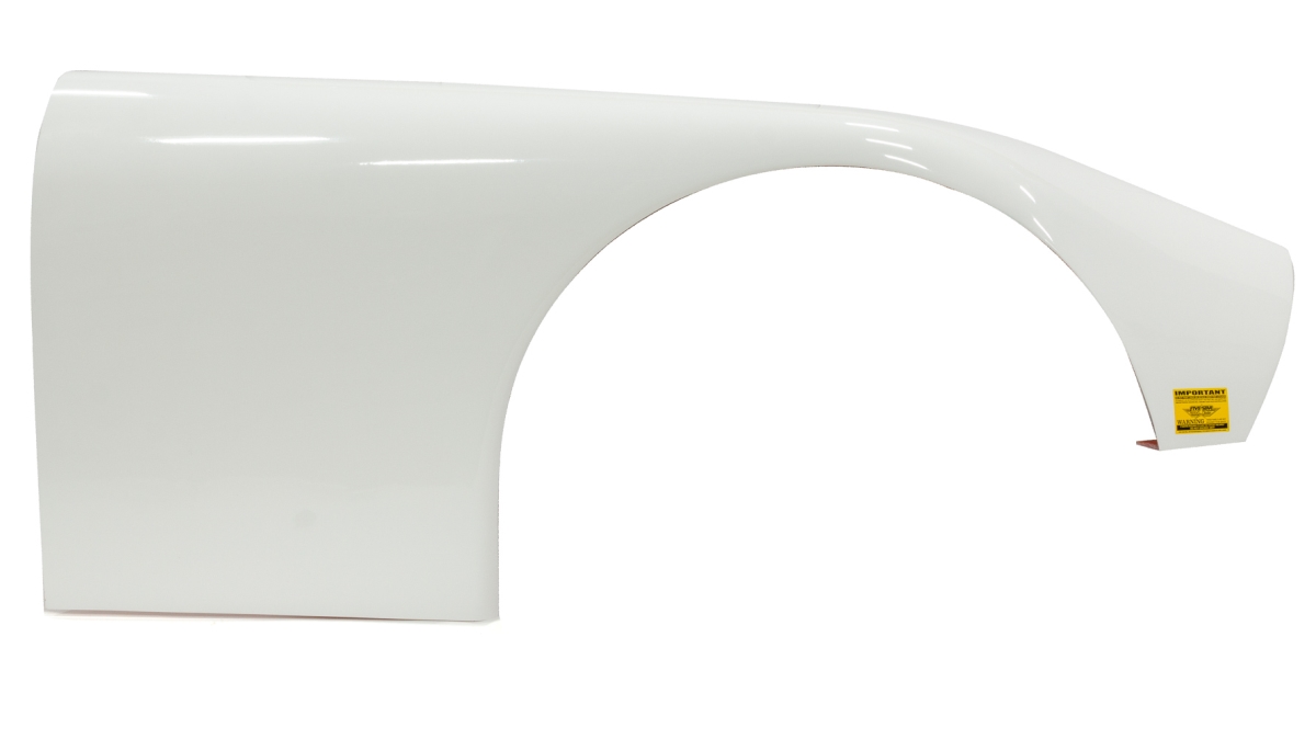 663-240-WR ABC 10 in. Tires Right Side Ultraglass Fender, White