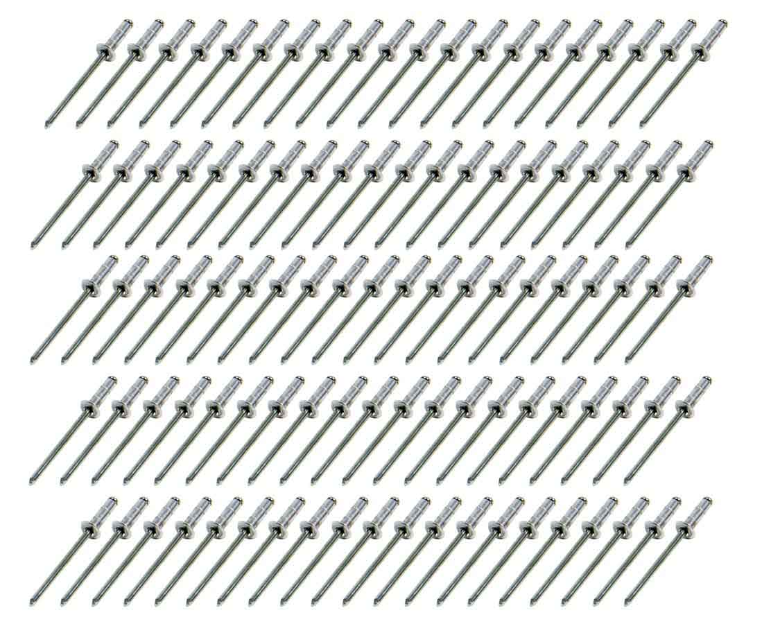 815-100S 0.13 in. Small Head Rivet, Silver - 100 Piece