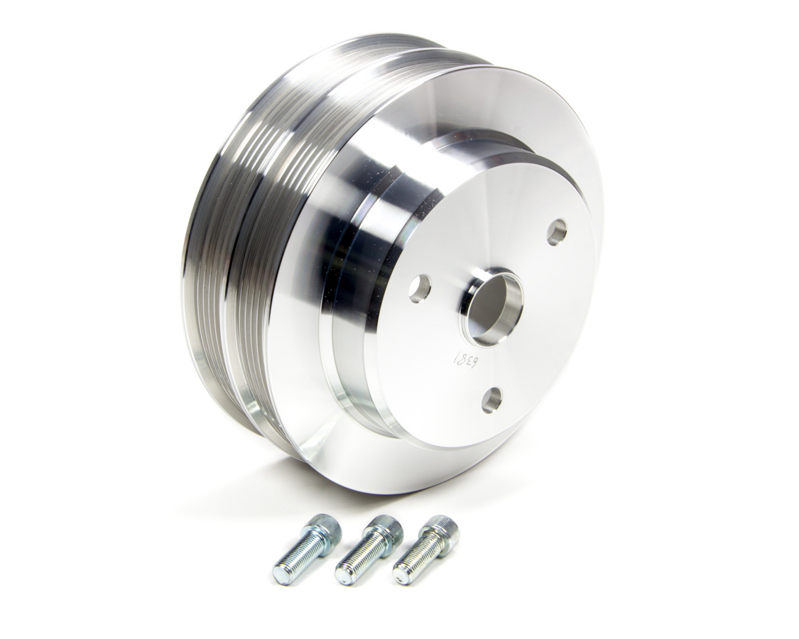 6381 Crank Pulley LWP Serpentine Conversion for Small Block Chevy
