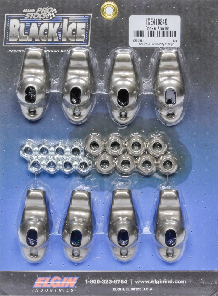 ICE410840 B-I Rocker Arm Kit for Small Block Chevy - 1.50 Ratio 0.37 Stud -  Elgin, EL374591