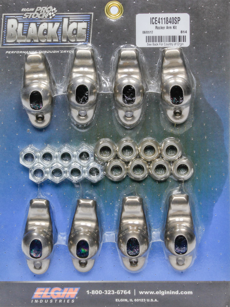 ICE411840SP B-I Rocker Arm Kit for Small Block Chevy - 1.60 Ratio 0.43 Stud