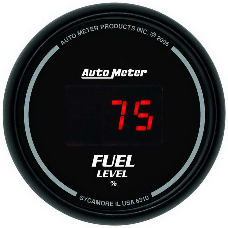 6310 2.06 in. Sport-Comp Digital Fuel Level Gauge