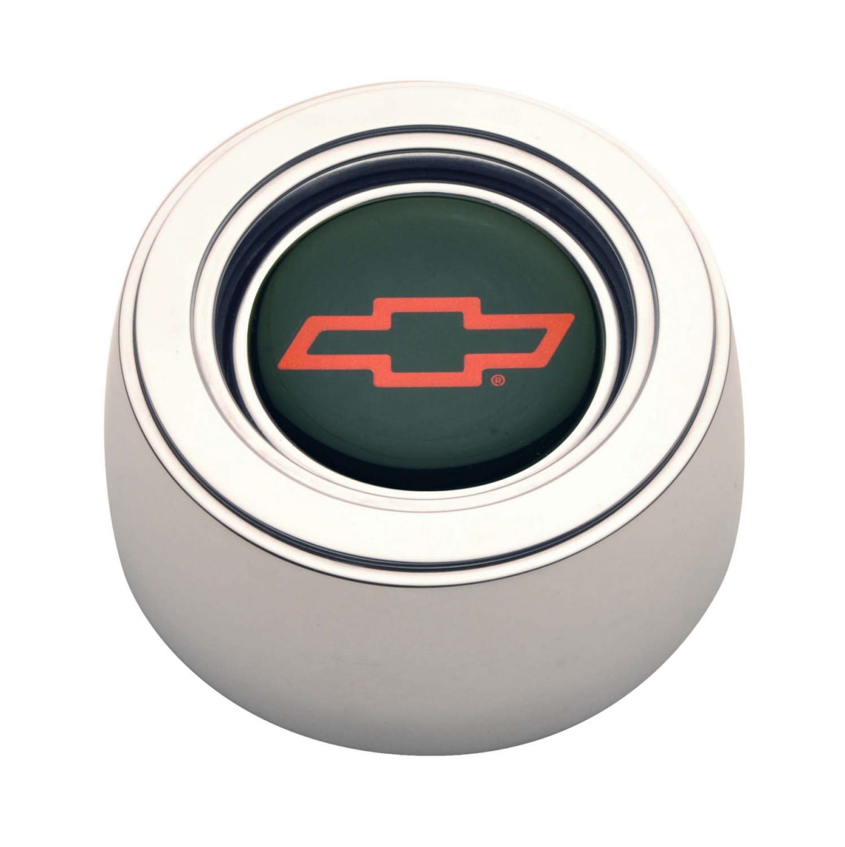 Picture of GT Performance 11-1522 GT3 Hi-Rise Chevy Bowtie Color Horn Button Polished Emblem
