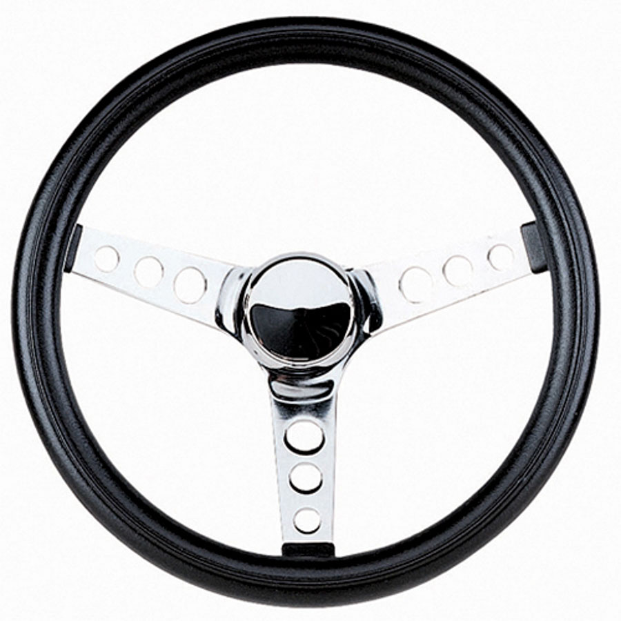 834 Classic Series 11.5in. Steering Wheel - Black - High-Performance Design