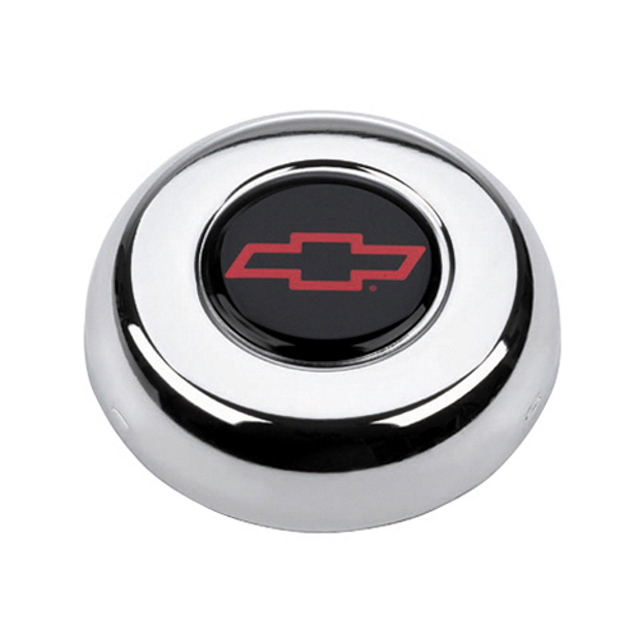 Picture of Grant 5640 Red&#44; Black & Chrome Horn Button for Cheverolet