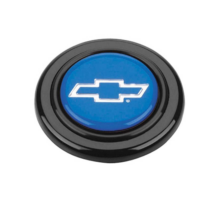 Picture of Grant 5650 Blue & Silver Logo Horn Button for Cheverolet