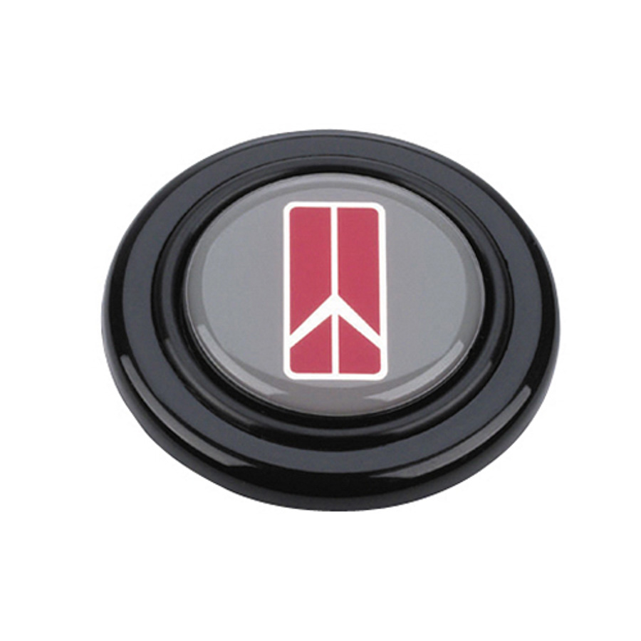Picture of Grant 5654 Red & Gray Logo Horn Button for Oldsmobile
