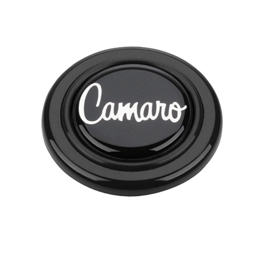 Picture of Grant 5661 Camaro Silver & Black Logo Horn Button