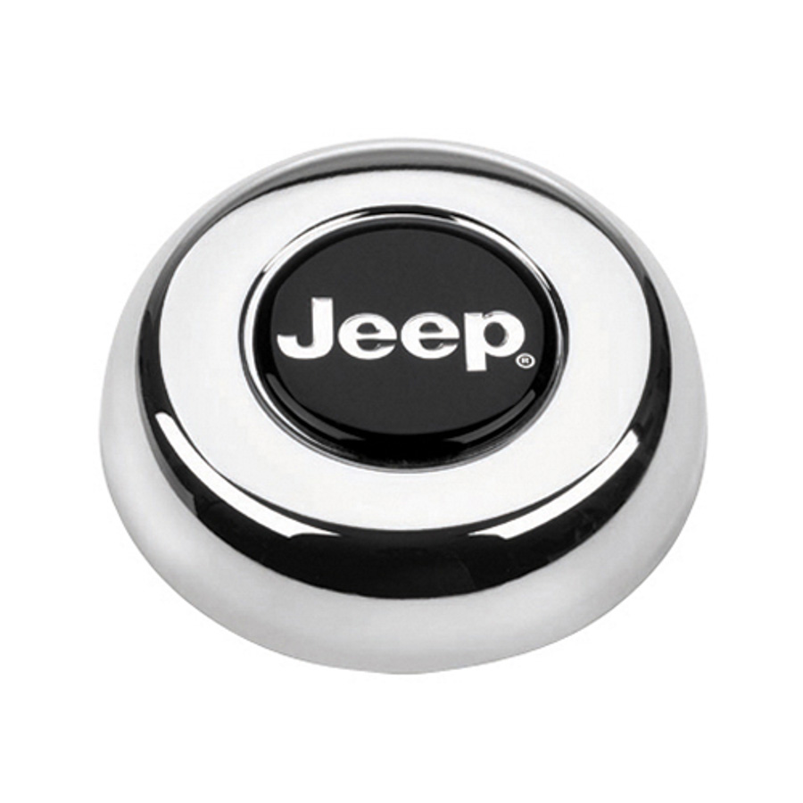 Picture of Grant 5695 Chrome Horn Button-Jeep