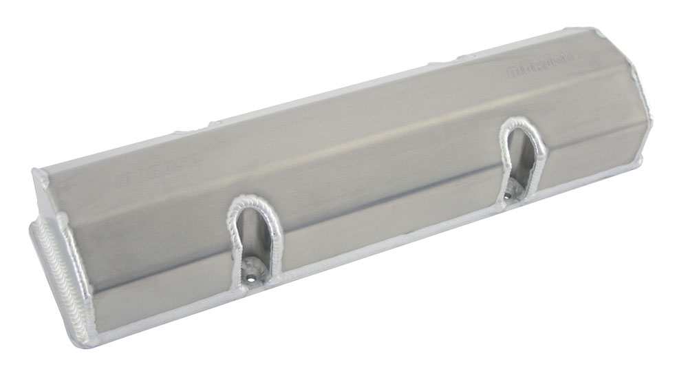 Moroso 68326 Billet Rail Valve Covers for Small Block Chevy