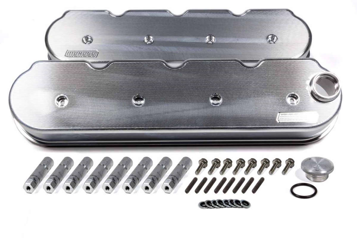 68471 2.5 in. Tall Aluminum Valve Covers for GM LS Billet