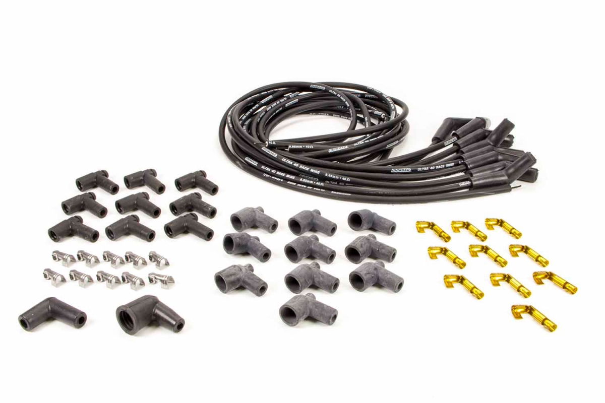 73816 8.65 mm 135 deg Ultra 40 Plug Wire Set, Black