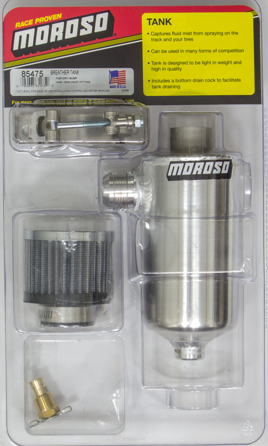 85475 Dry Sump Breather Tank -16 AN Inlet