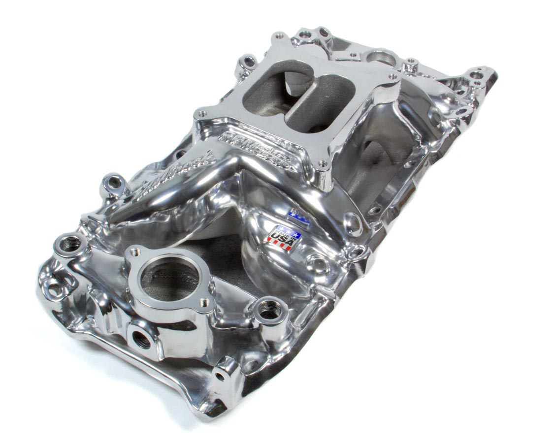 75611 Polished Performer RPM Air-Gap 2-0 Manifold for Big Block Chevy -  EDELBROCK, EDE75611