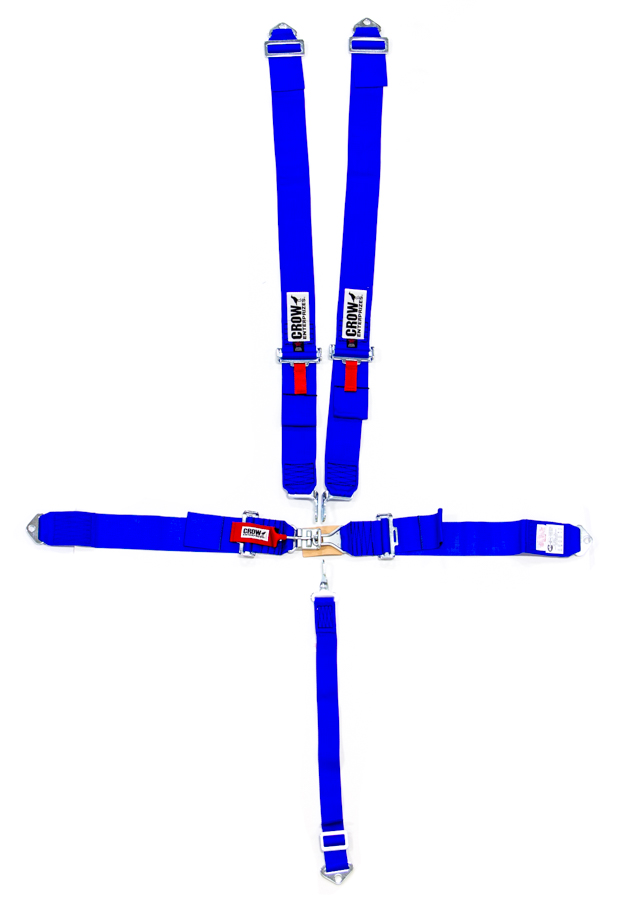 11003 5 Point Harness Small Latch Blue Bolt in Pull Down