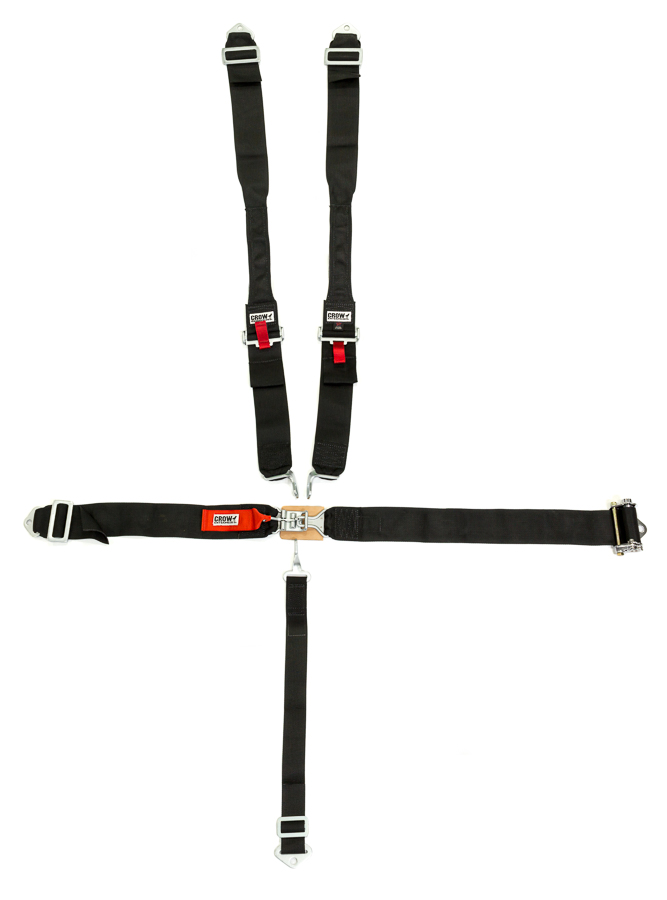 40074L 3 in. Latch & Link Bolt in Black Ratchet Belts