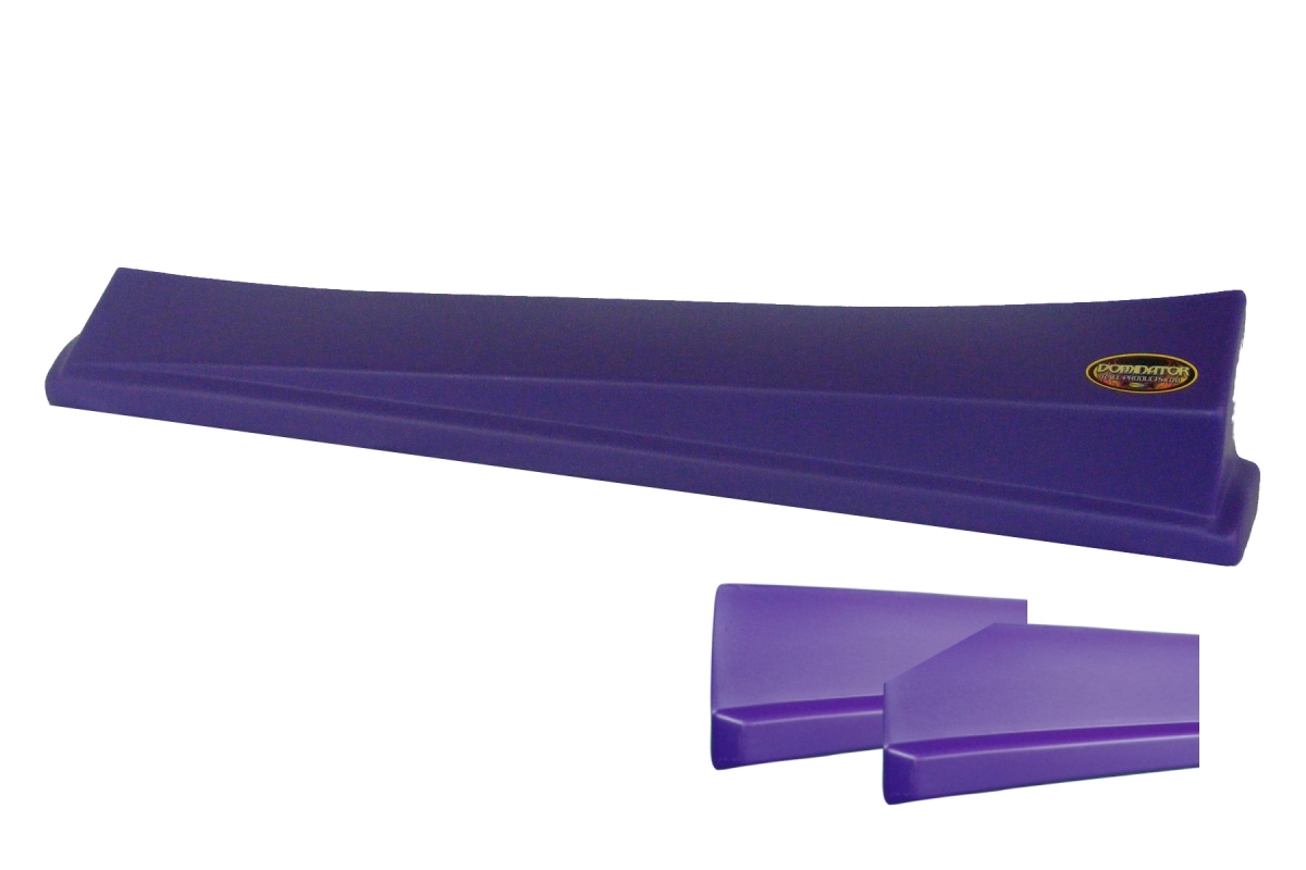 408-PU Air Valance Molded Plastic Modified, Purple - 3 Piece