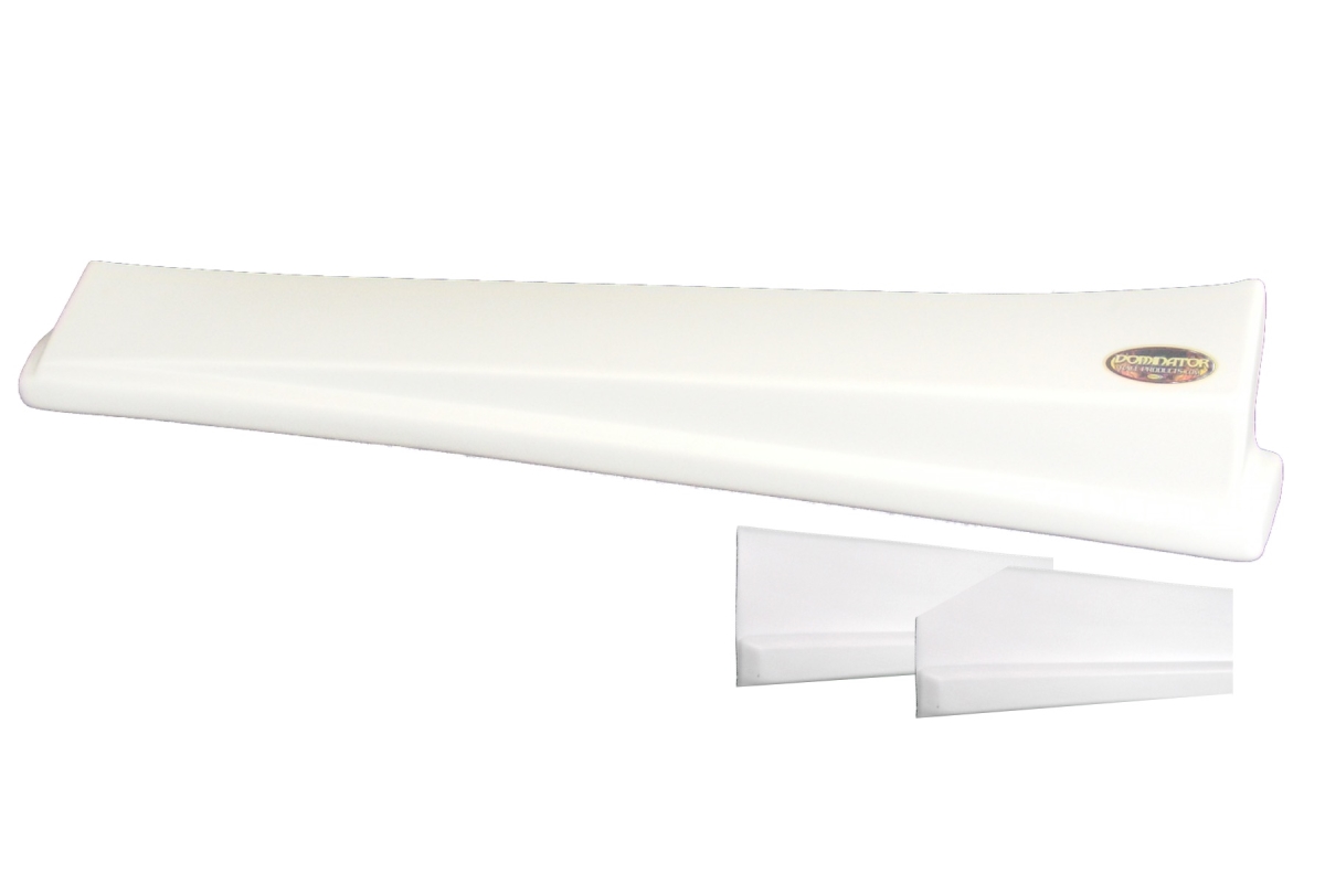 408-WH Air Valance Molded Plastic Modified, White - 3 Piece