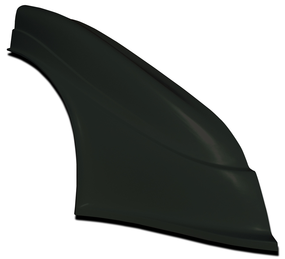 007-25-BR MD3 New Style Plastic Dirt Fender, Black