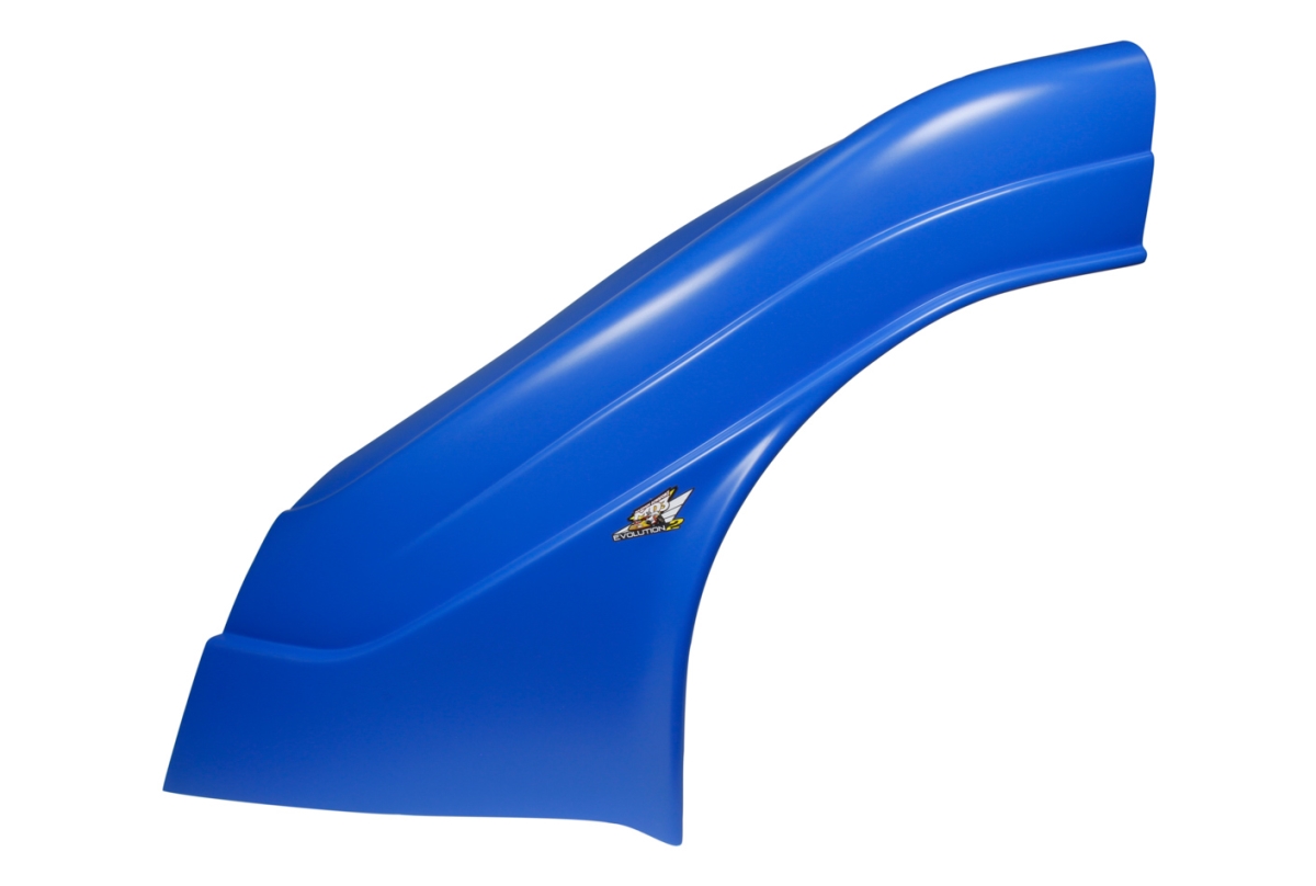 32004-23251-CBL MD3 Left Side Upper Evolution II DLM Fender, Chevron Blue