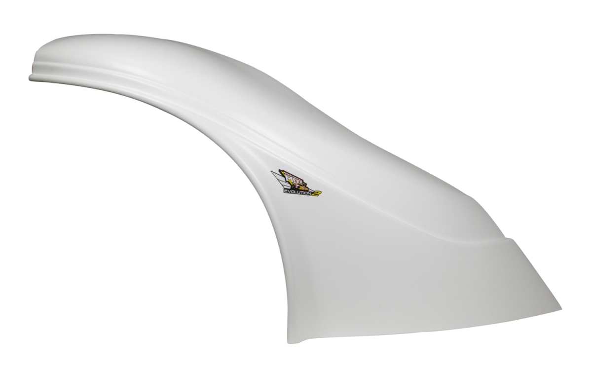 32004-23251-WR MD3 Right Side Upper Evolution II DLM Fender, White