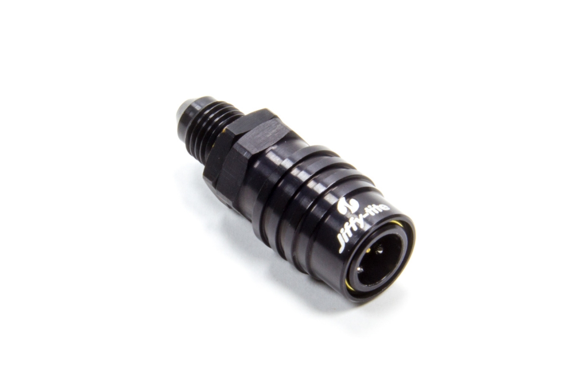 21404J Quick Release No.4 Male Star to No.4 Socket Valved, Black