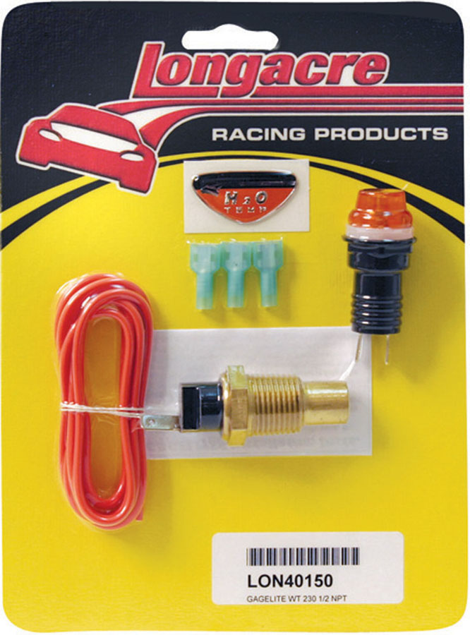 52-40150 Gagelites Warning Light Kit - 230 deg Water Temperature 0.5 in. NPT