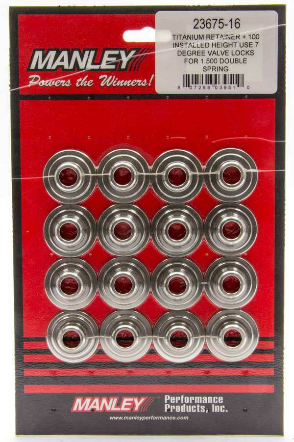 23619-16 10 deg Titanium Valve Spring Retainers
