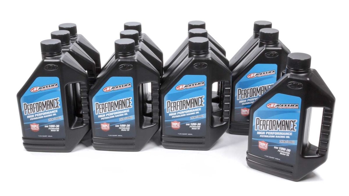 39-33901 10W-30 Petroleum Oil Case - 12 x 1 qt. Performance -  MAXIMA RACING OILS, MAX39-33901