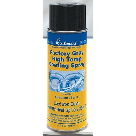 Picture of Eastwood 10395Z 11.75 oz Aerosol Factory Gray Hi-Temp Coating&#44; Gray