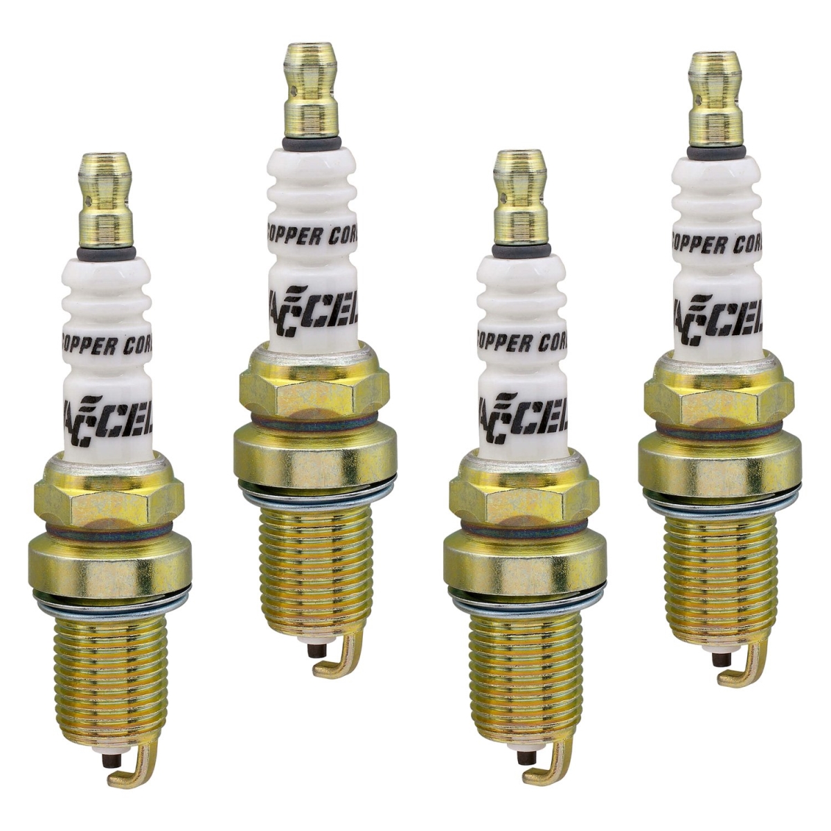 0786-4 U-Groove Copper Spark Plugs for 1988-1993 Buick Skylark - Pack of 4