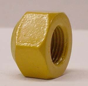 KRC-8213T 0.62-11 in. Steel Telfon Coated Single Angle Lug Nut - Pack of 20