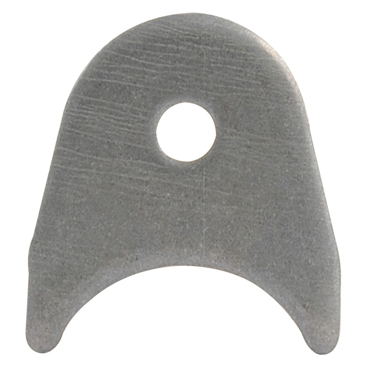 0.12 x 0.37 in. Mild Steel Radius Tabs with Hole - Pack of 4