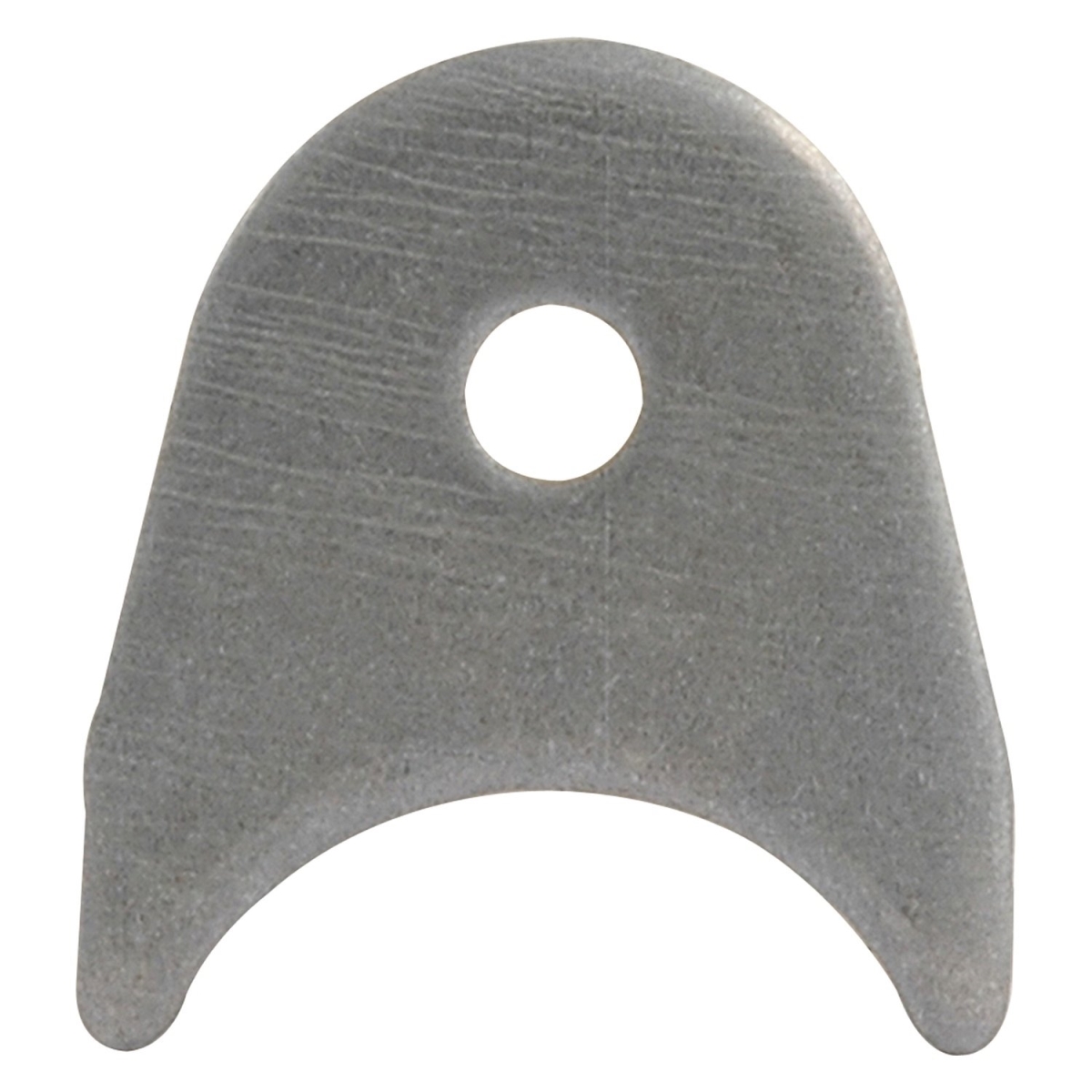 0.12 x 0.37 in. Mild Steel Radius Tabs with Hole - Pack of 25
