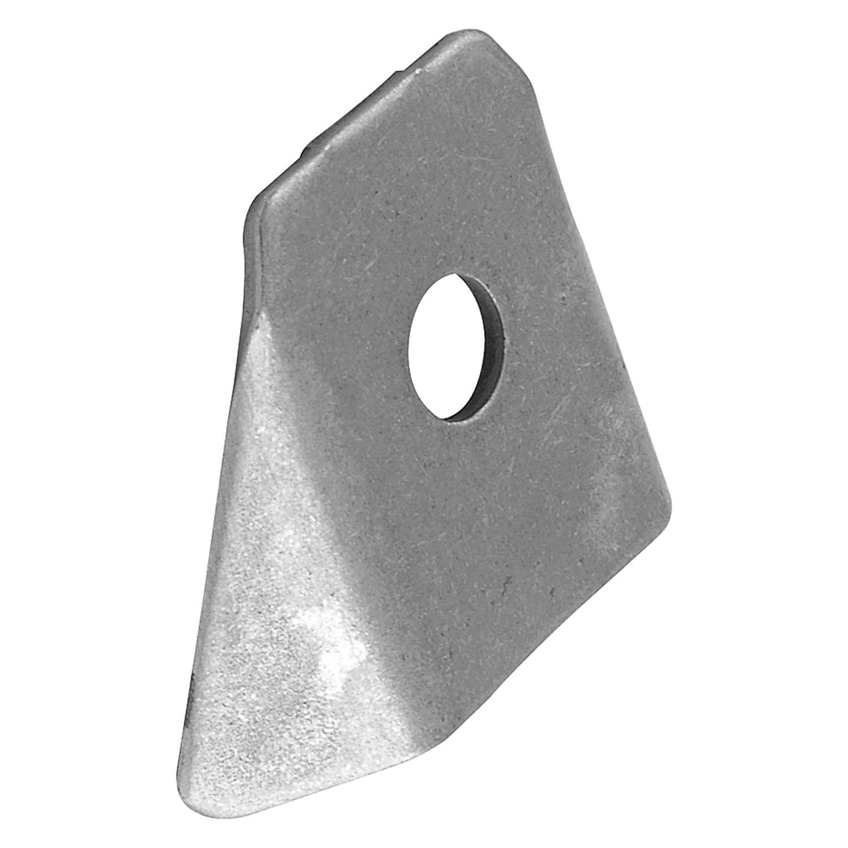 0.37 in. Hole Body Brace Tabs Flat Mount - Pack of 4