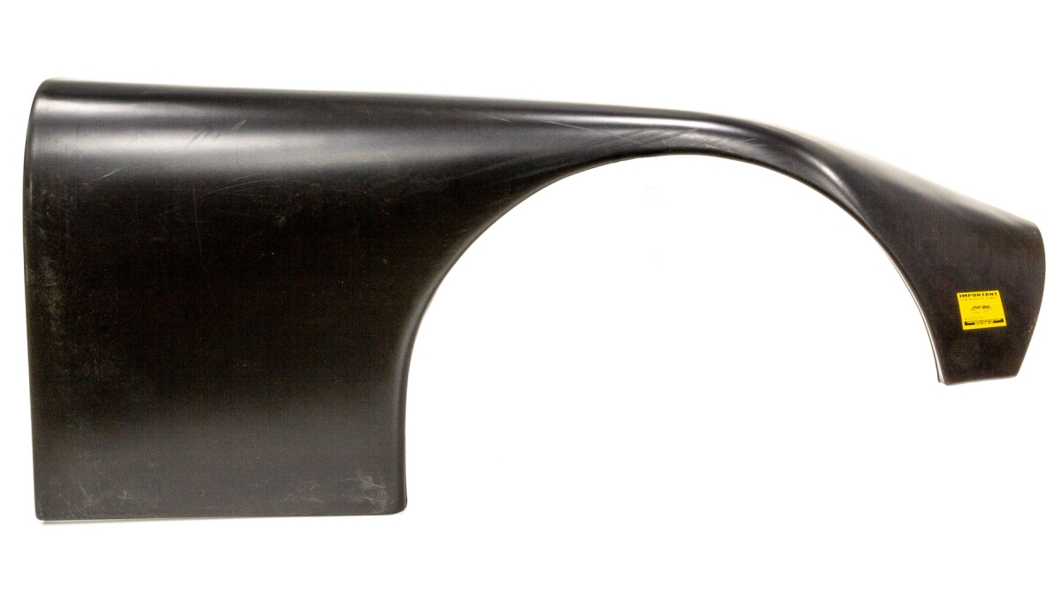 660-24-BR ABC 10 in. Tires Right Side Plastic Fender, Black