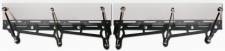 661-6747-B 5 x 60 in. 70 deg Aluminum Spoiler, Black