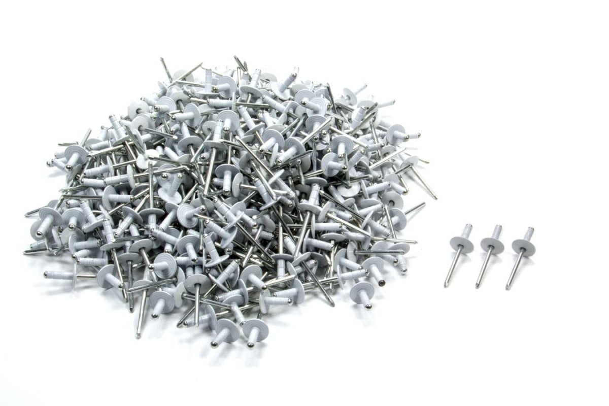 814W-500L Large Head Multi-Grip Rivet, Black - Pack of 500